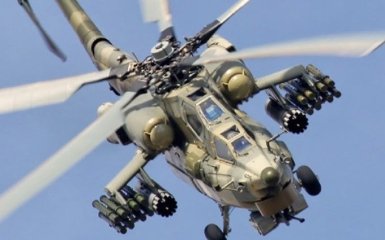 В оккупированном Крыму упал ударный вертолет РФ