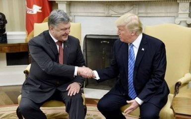 Порошенко и Трамп встретились в США: появилось видео