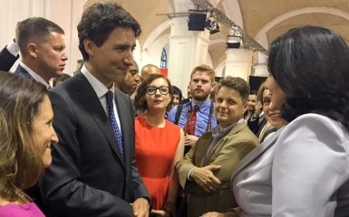 В Киев прибыл премьер Канады: опубликованы фото