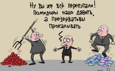 Ви все переплутали: карикатурист висміяв заборону презервативів у Росії