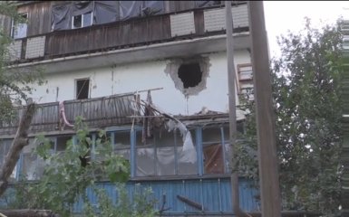 Опубликовано видео из обстрелянной боевиками Красногоровки