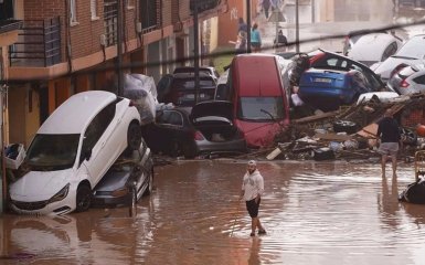 Последствия наводнения в Испании