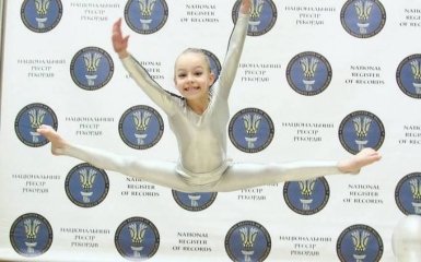 7-річна українська акробатка встановила рекорд України: опубліковані фото і відео