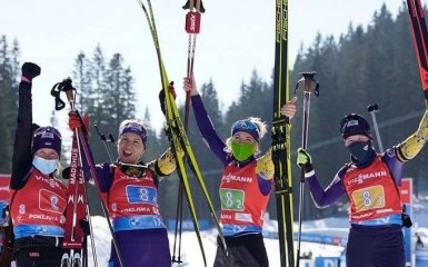 Українські біатлоністки завоювали бронзу на чемпіонаті світу 2021
