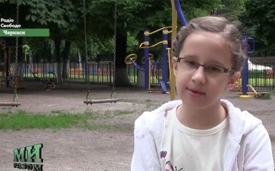 Девочка из Черкасс растрогала стихотворением, посвященным бойцам АТО: появилось видео