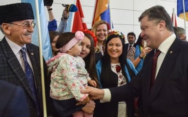 Порошенко в Турции услышал позицию по Крыму и крымским татарам: опубликовано видео