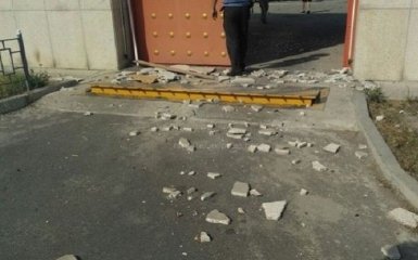 Атака смертника на посольство Китая в Бишкеке: появилось видео последствий