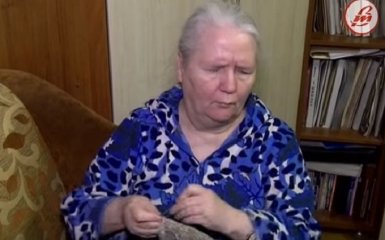 Незрячая пенсионерка из Луцка помогает бойцам АТО: появилось пронзительное видео