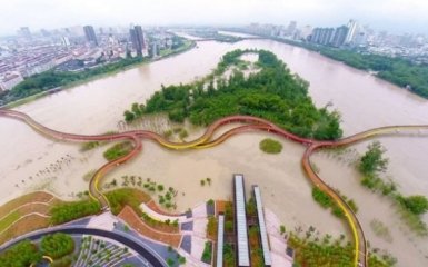 Yanweizhou Wetland Park - парк отдыха на болоте (фото)