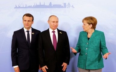 Експерт пояснив прихований сенс переговорів Путіна, Меркель й Макрона