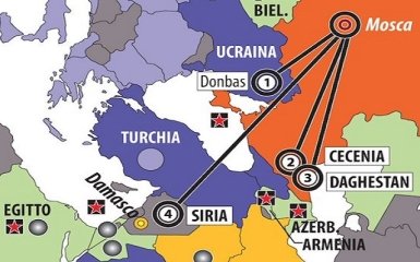 Україна вимагає від італійського видання змінити карту з Кримом у складі РФ