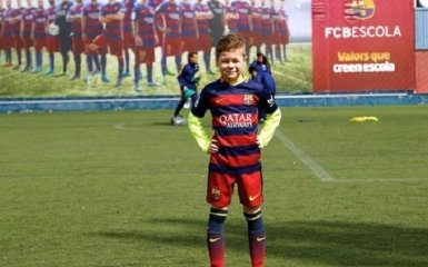 Восьмилетний украинец стал игроком "Барселоны"