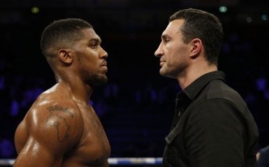 Кличко і Джошуа битимуться за особливий пояс: з'явилося фото