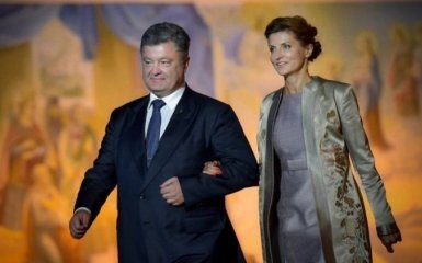 Журналісти з'ясували, скільки Марина Порошенко витратила на вітальний ролик президенту