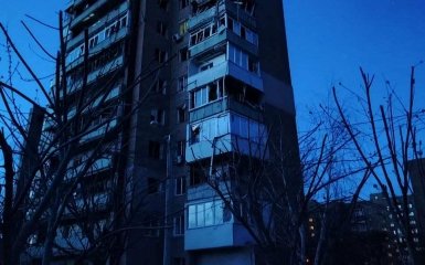 Поврежденный дом в Харькове