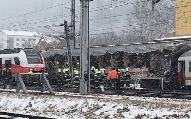 В Австрии столкнулись поезда, есть жертвы