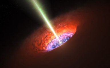 Вчені вперше сфотографували струмінь плазми з чорної діри — фото
