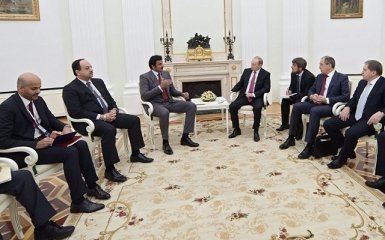В Кремле начались переговоры РФ и Катара по Сирии