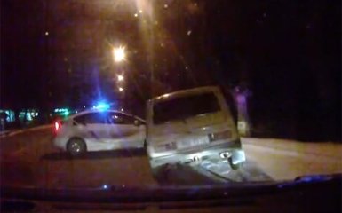 Во Львове пьяный водитель устроил драматичную погоню с полицией: появилось видео