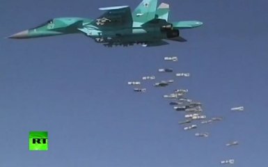 У Путіна похвалилися відеороликом з авіацією, яка бомбардує Сирію