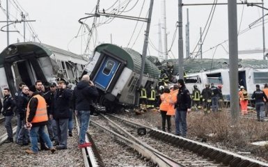 В Италии произошла железнодорожная катастрофа, есть жертвы