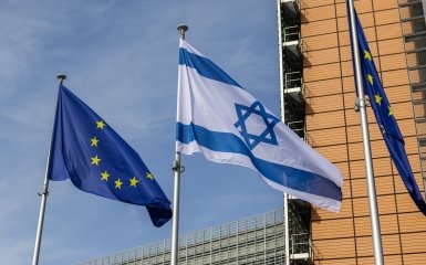 флаг ЄС, флаг Израиля
