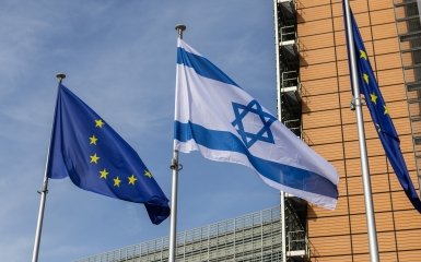 флаг ЄС, флаг Израиля