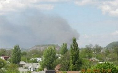 В оккупированном Донецке вспыхнул большой пожар: опубликованы фото и видео