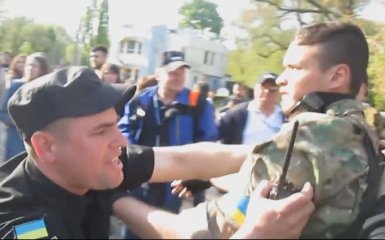 Бійка на Куликовому полі: опубліковане відео з центру Одеси
