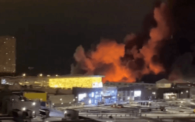 Пожар в Москве