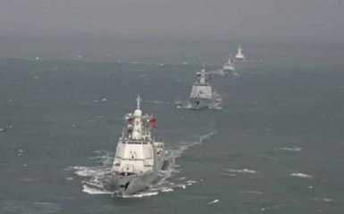 Росія та Китай розпочали спільні військово-морські навчання