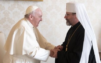 Глава УГКЦ Святослав встретился с Папой Римским после провокационных заявлений понтифика
