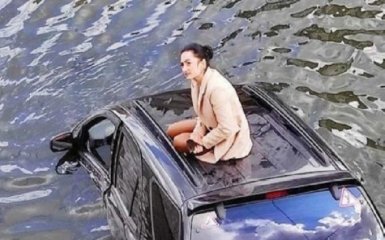 Сотрудница ГСЧС наконец-то рассказала, почему слетела на автомобиле в реку в центре Харькова