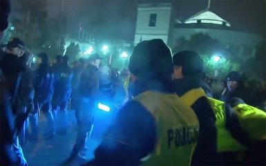 "Майдан" в Польше: появилось новое видео стычек с полицией