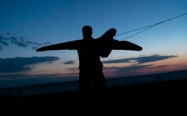Военный ВСУ с БпЛА