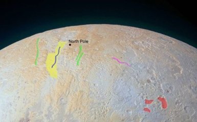В НАСА показали уникальные ледяные каньоны Плутона