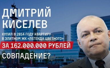 После взлома почты Киселева появился новый компромат на пропагандиста Путина
