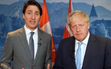 Трюдо і Джонсон на саміті G7 записали звернення до українців та Зеленського