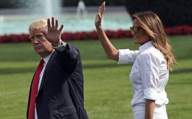 На лабутенах по газону: Мелания Трамп очаровала новым летним образом