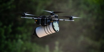 Дрон на оптоволокні TechEx