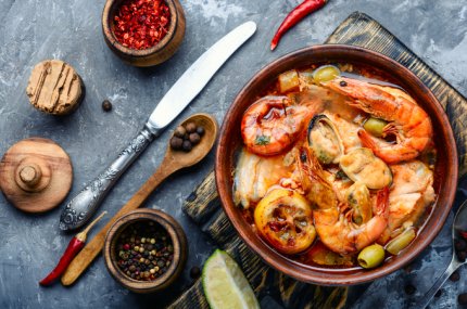 Місо-суп з морепродуктами Місо-суп з морепродуктами